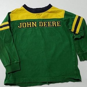 John Deere Shirts & Tops - Boys John Deere Green Tractor 4T long sleeve John Deere Shirts & Tops - Boys John Deere Green Tractor 4T long sleeve